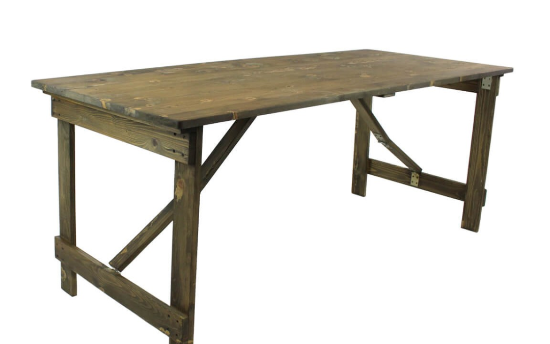 Rustic Farmhouse Trestle Tables